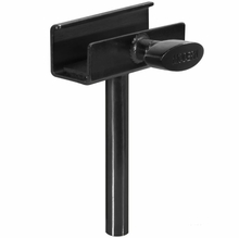 Modern Flip Flop Ear with 5/8" Pin for 1" Square Tube Black