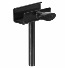 Modern Flip Flop Ear with 5/8" Pin for 1" Square Tube Black