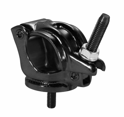 Modern Grid Clamp w/ 3/8" Male Thread | Black Zinc