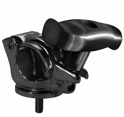 Modern Grid Clamp w/ 3/8" Male Thread | Black Zinc