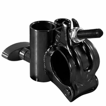 Modern Grid Clamp with Junior and Baby Receiver Black Zinc