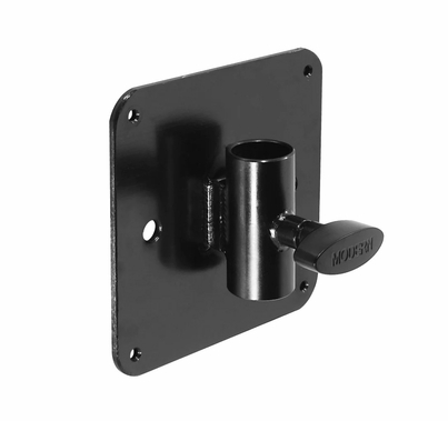Modern Horizontal Junior Receiver Nail on Plate | Black