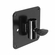 Modern Horizontal Junior Receiver Nail on Plate | Black