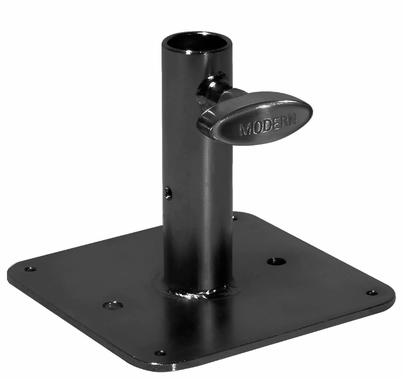 Modern Junior Nail On Plate 1 1/8" | Black