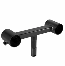 Modern Ladder Truss with Junior Pin for 1 1/4" Speed-Rail Black Zinc