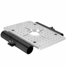 Modern Mitchell Cheese Plate and (2) 1 1/4" Slider Brackets for Hood Mount