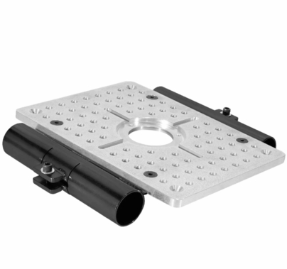 Modern Mitchell Cheese Plate and (2) 1 1/4" Slider Brackets for Hood Mount