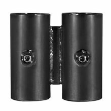 Modern Narrow Over Under for 1 1/4" Speed Rail Black Zinc