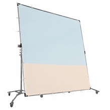 Modern Natural Bounce Fabric 12x12 Sky Blue & Beige w/Bag