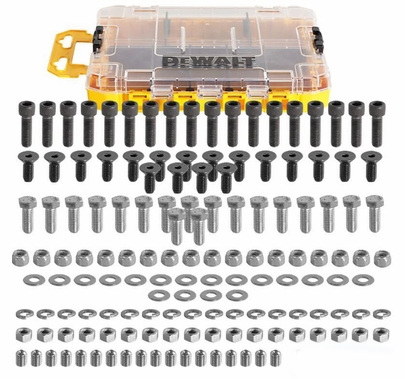 Modern Nuts and Bolts Assortment Kit in DeWalt ToughCase