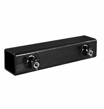 Modern Sleeve for 1" Square Tube Black Zinc