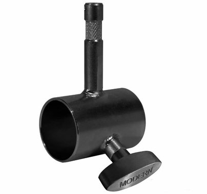 Modern Slider with Baby Pin for 1 1/4" Speed Rail Black Zinc