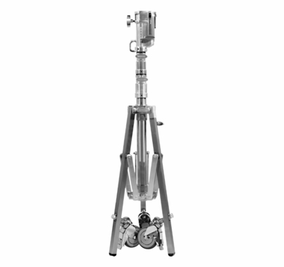 Modern Stainless Low Boy Roller Stand Junior Receiver