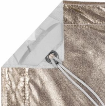 Modern Studio 10x20 Gold/White Lame With Bag