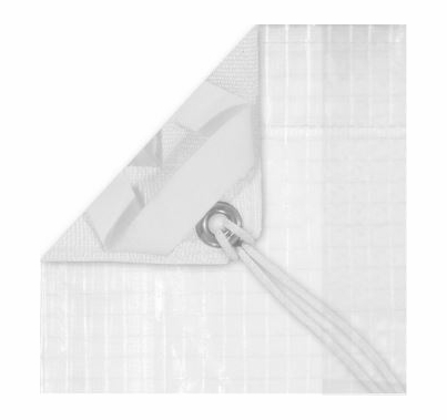 Modern Studio 10x20 Sail 1/4 Grid Cloth With Bag