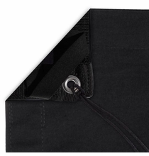Modern Studio 10x20 Solid Black Overhead Fabric