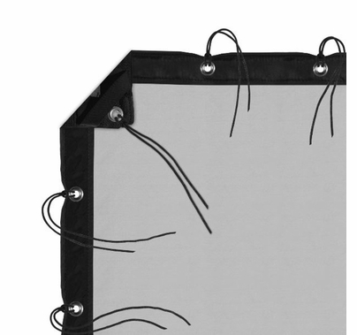 Modern Studio 12' x 20' 1/4 Stop Silk (Artificial Black) with Bag