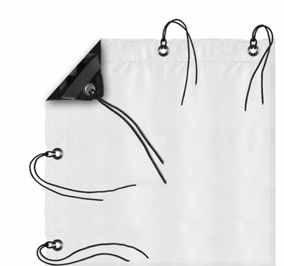 Modern Studio 12' x 20' Black/White Poly Bounce (AKA: Griffolyn) with Bag