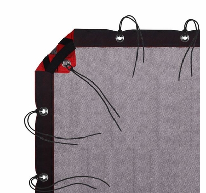 Modern Studio 12' x 20' Double Scrim (Black) with Bag