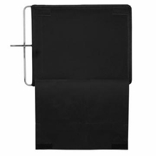 Modern Studio 18x24 Inch Floppy Flag Solid Black