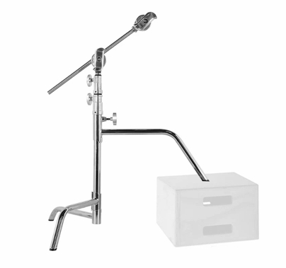 Modern Studio 20" C-Stand Kit with Head and Arm | Sliding Leg