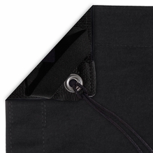 Modern Studio 20x20 Solid Black Fabric Overhead w/Bag, 059-2031