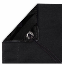 Modern Studio 20x20 Solid Black Fabric Overhead w/Bag, 059-2031