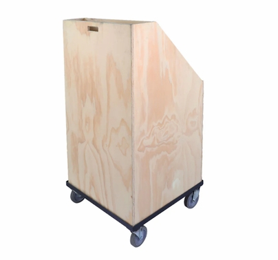 Modern Studio 3-Place Scrim & Flag Box w/ Drawer and Caster Rolling Base