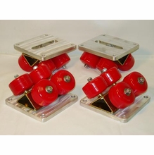 Modern Studio 4 Wheel Skateboard Brackets Set of 4