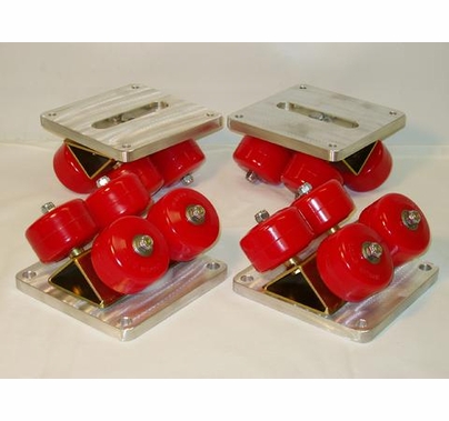 Modern Studio 4 Wheel Skateboard Brackets Set of 4