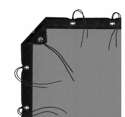 Modern Studio 4' X 4' Silk (China Black) With Bag