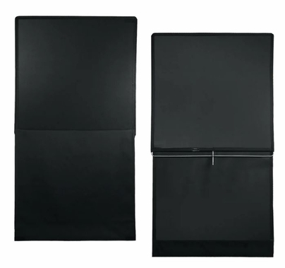 Modern Studio 4x4 Black Underwater Solid Floppy w/ Stainless Steel Frame