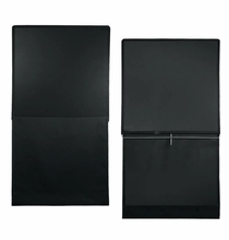 Modern Studio 4x4 Black Underwater Solid Floppy w/ Stainless Steel Frame