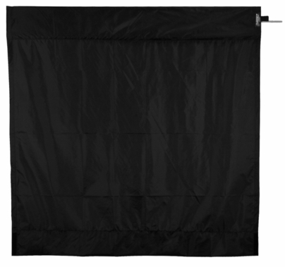 Modern Studio 6ft Wag Flag Frame w/ Black Rip Stop Fabric