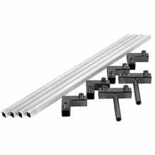 Modern Studio 6x6 Frame 6ft Tubes|Black Zinc