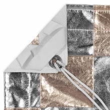 Modern Studio 8x8 Checkerboard Silver / Gold Lame' w/ Bag