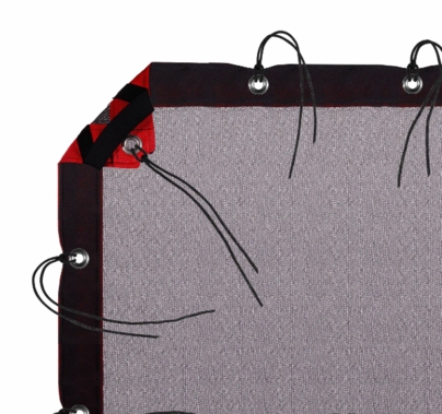 Modern Studio 8x8 Double Scrim / Net (black) with Bag