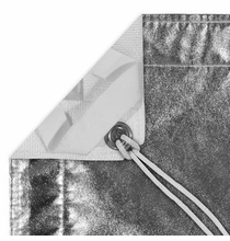 Modern Studio 8x8 Silver Lame' / White Reflector w/Bag