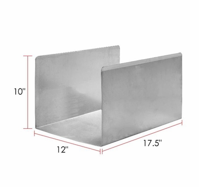Modern Studio Aluminum Milk Crate Liner