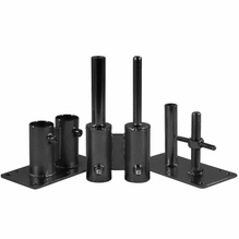Modern Studio Double Pipe Wall Spreader Bracket Kit for 1 1/4" Pipe
