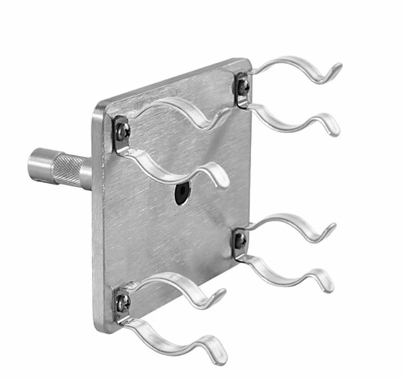 Modern Studio Dual T12 Fluorescent Tube Holder w/ Rubber Coated Clips