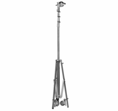 Modern Studio Hi-Hi Roller Stand with Rocky Mountain Leg and 4 Half Inch Grip Head