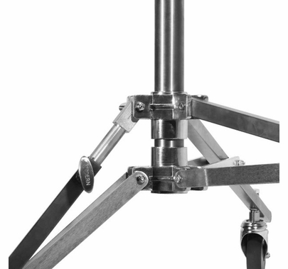 Modern Studio Hi-Hi Roller Stand with Rocky Mountain Leg and 4 Half Inch Grip Head