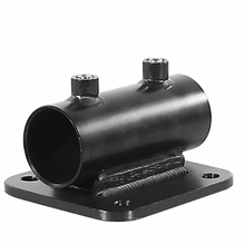 Modern Studio Horizontal Pipe Receiver w/ Flat Plate for 1 1/4" Pipe