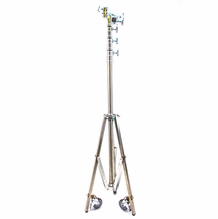 Modern Studio Medium Roller Stand Stainless Steel