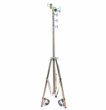 Modern Studio Medium Roller Stand Stainless Steel