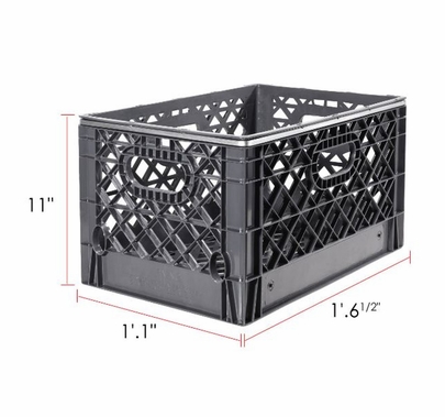 Modern Studio Milk Crate With 35 Pieces of 2" x 4" Cribbing