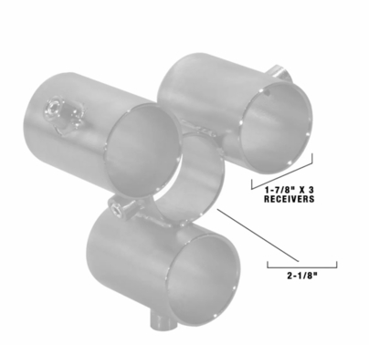 Modern Studio Pipe Mini Truss Bracket for 1 1/4" Pipe  013-2470