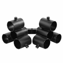 Modern Studio Pipe Mini Truss Corner Bracket for 1 1/2" Pipe