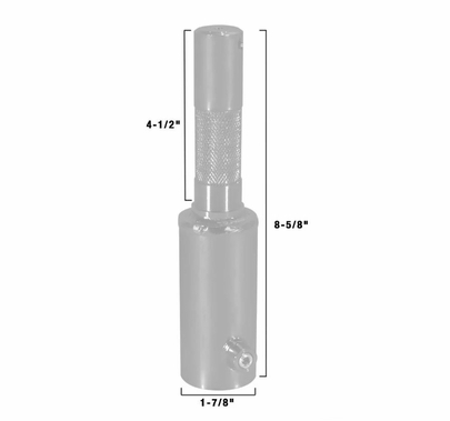 Modern Studio Pipe Receiver to Junior Male for 1-1/4" Speed-Rail